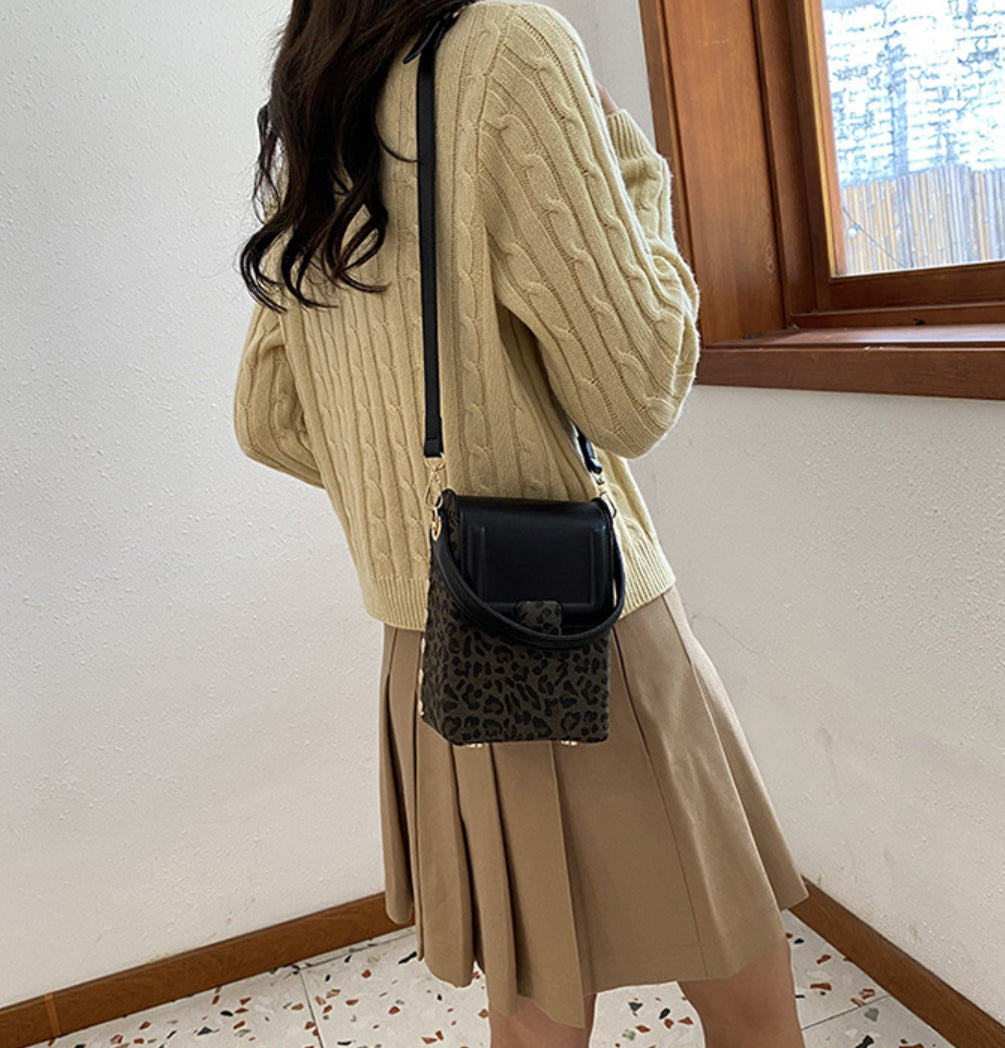 Small Pu Leather Shoulder Bag