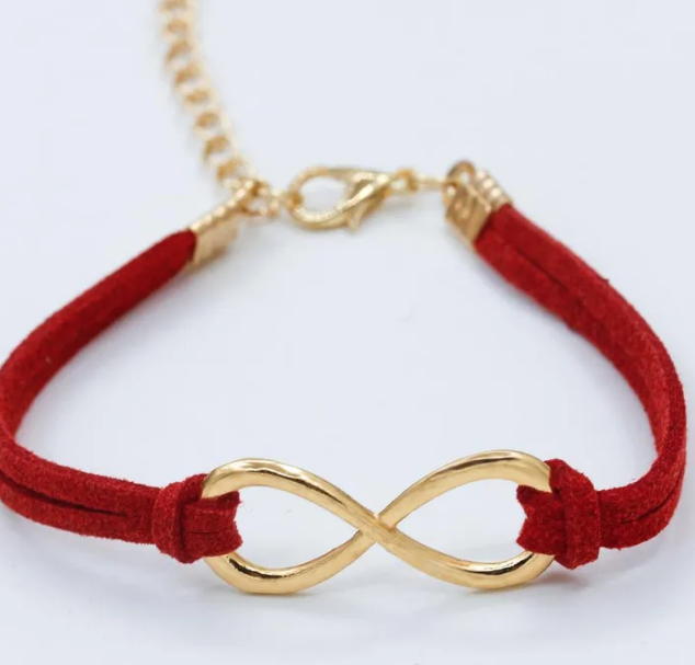 Alloy Plating Bracelets infinity - red