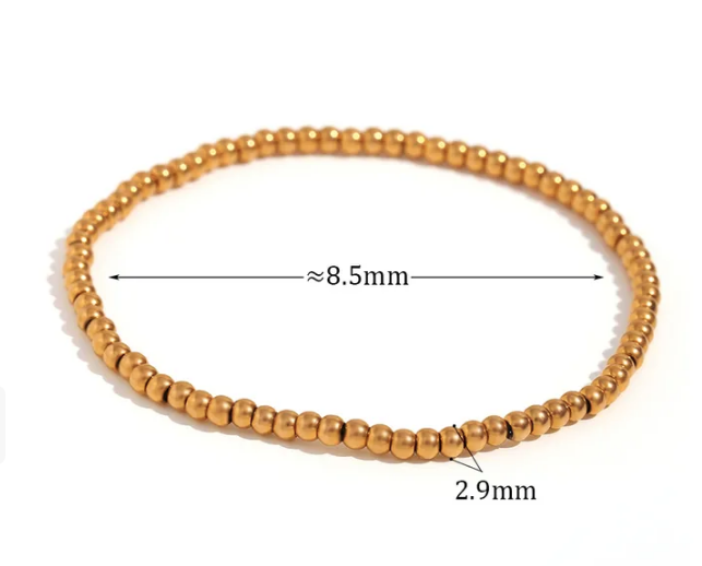 304 Stainless Steel 18K Gold Plated Bracelet In Bulk